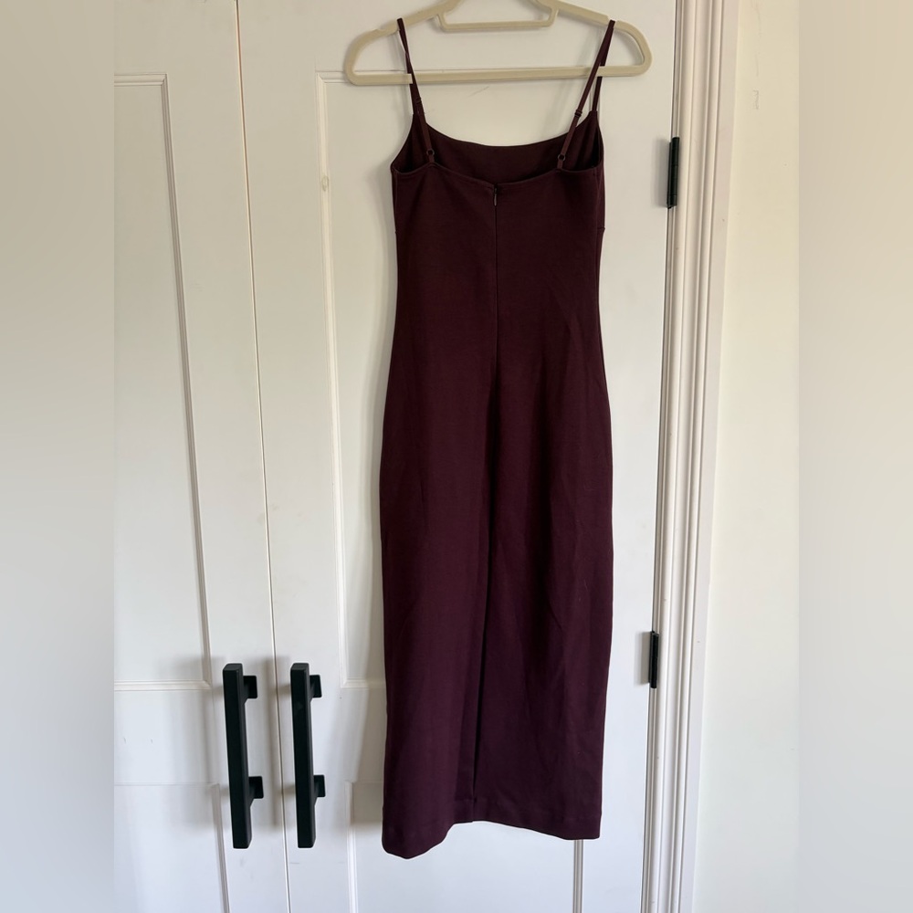 Zara Deep Maroon Dress